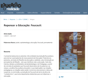 Artigo-Repensar-a-Educação-Foucault-Educação-1997