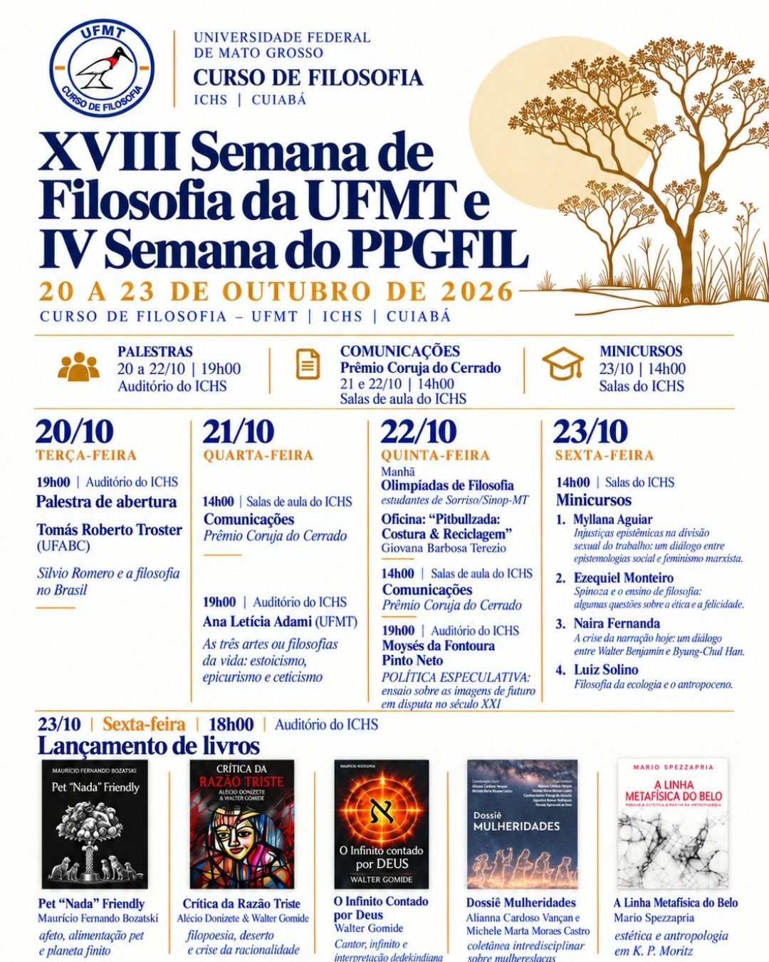 Curso de Filosofia e Programa de Pós-Graduação em Filosofia da UFMT (PPGFil)